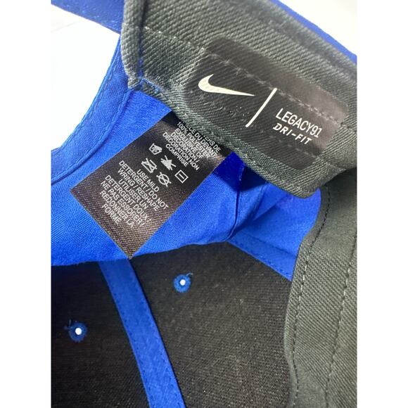 Nike Legacy91 Tech Hat Dri-Fit Adjustable Golf Game Royal Blue White BV1076-480 - Picture 7 of 10